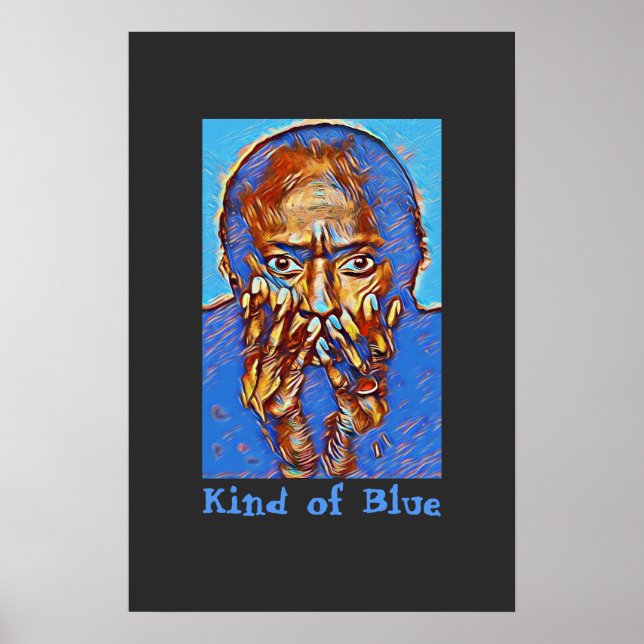 Miles Davis ’Kind of Blue’ Poster (Framsidan)