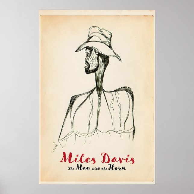 Miles Davis The Man with the Horn Tryck (Framsidan)