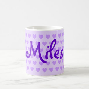 Miles in Lila Kaffemugg