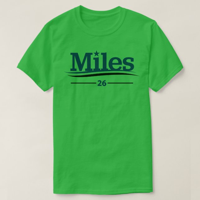 Miles Kampanj Silver T Shirt (Design framsida)