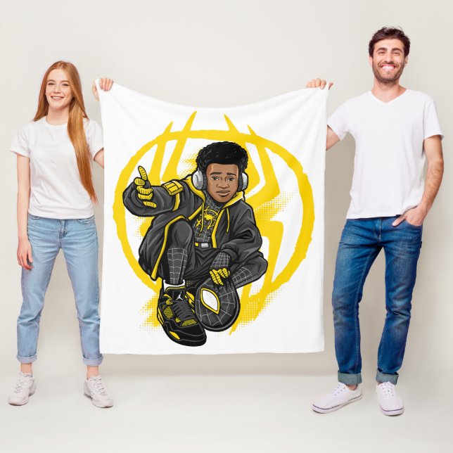Miles Morales Fleecefilt (På plats)