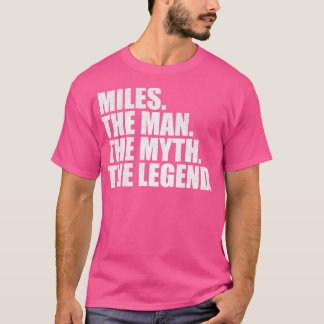 Miles Namn Miles given namn T Shirt