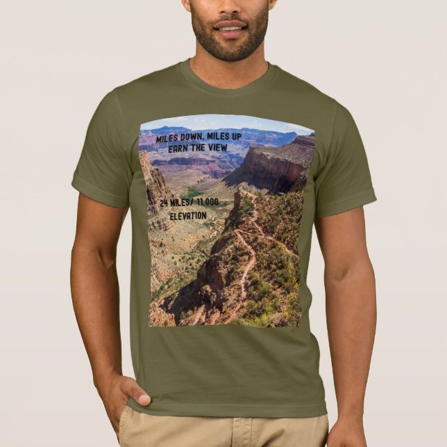 Miles Ned, Miles Upp – Förtjänar Utsikten T Shirt (Framsida)