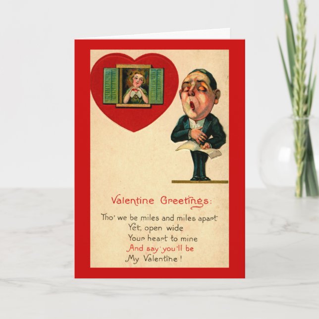 Miles odd Valentine Hälsning Helgkort (Framsida)