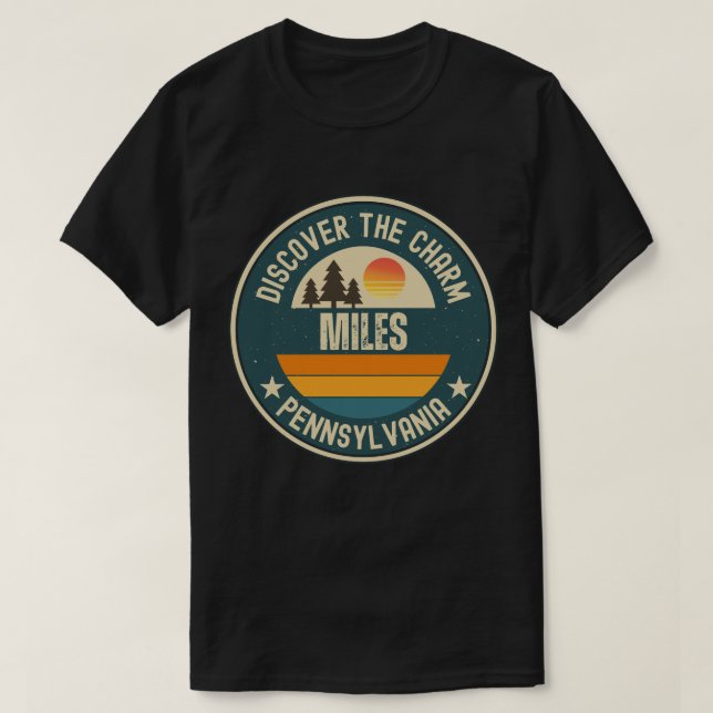 Miles, Pennsylvania T Shirt (Design framsida)