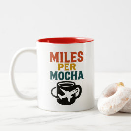 Miles Per Mocha - Travelers Motivation Coffee Mugg