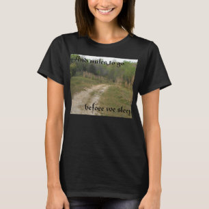 Miles som går skjortor tee shirt