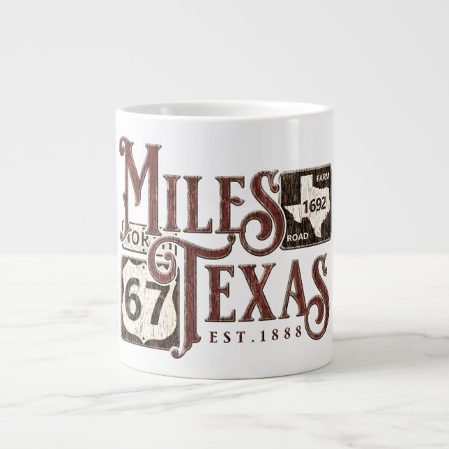 Miles Texas 20oz Jumbo Mugg (Framsidan)