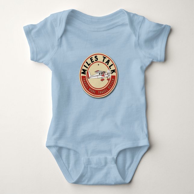 MilesTalk Baby One-sie T Shirt (Framsida)