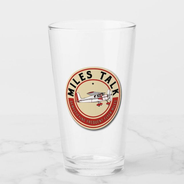 MilesTalk Pint Glass Glaskopp (Framsida)