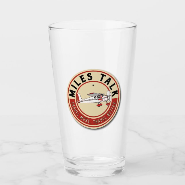MilesTalk Pint Glass Glaskopp (Framsida)