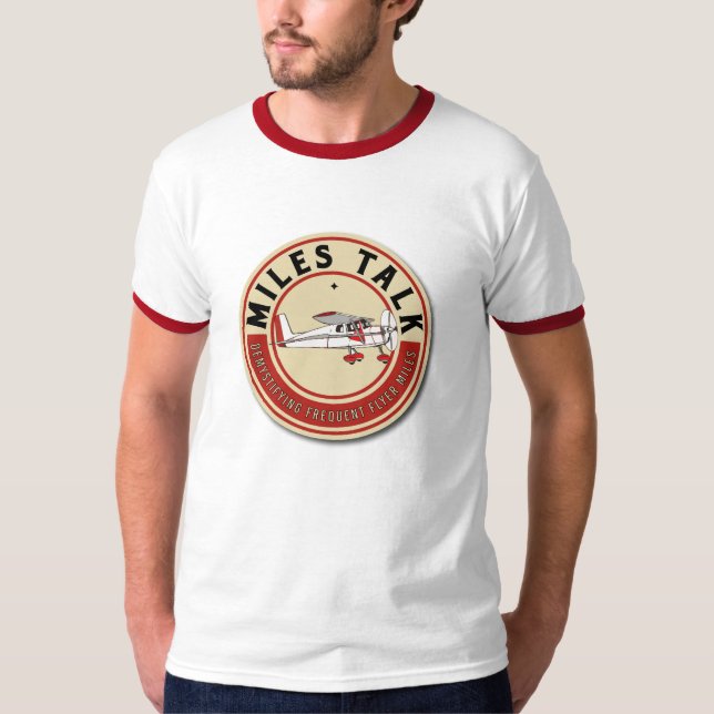 MilesTalk röd RingerT-tröja T Shirt (Framsida)