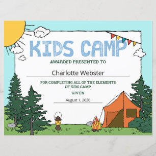 Milestone-certifikat för sommarbarnscampscertifika