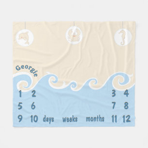 Milestone Ocean Mobile Baby Fleecefilt