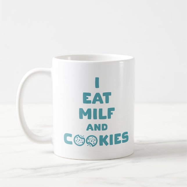 Milf Cookie Cravings Confession Kaffemugg (Vänster)