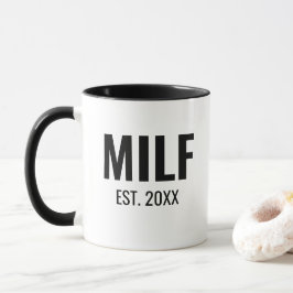 MILF-etablerat modern kaffe Mugg