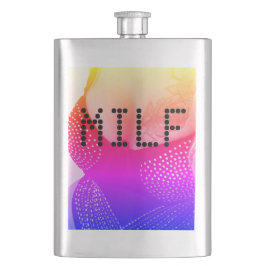 Milf Flask Shock rosa & Silver bröst. Fickplunta