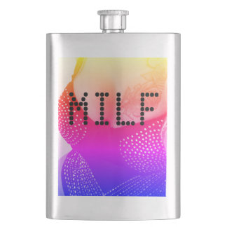 Milf Flask Shock rosa & Silver bröst. Fickplunta