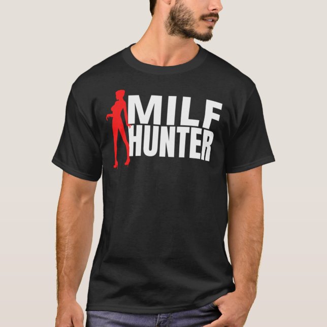 Milf hunter i kärlek hett mammor Classic T-Shirt (Framsida)