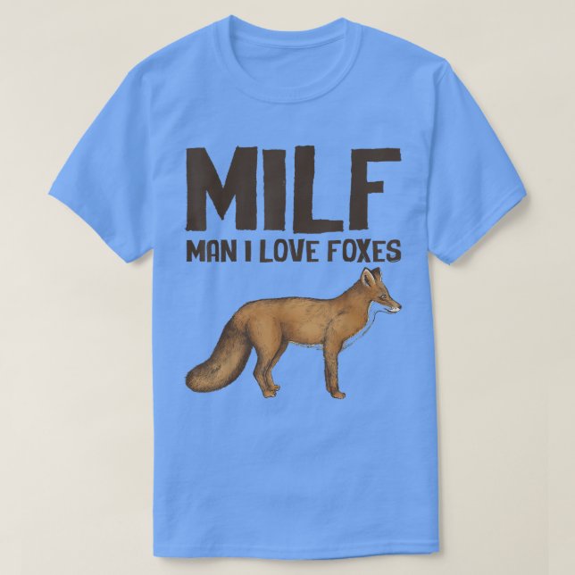 MILF Man I Kärlek Foes Fo Älskare T Shirt (Design framsida)