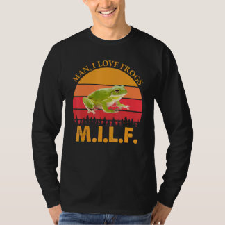 Milf-Man I Kärlek Frogs som säljer groddjur av gro T Shirt