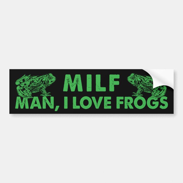 MILF man I kärlek gror lustig hett mamma Bildekal (Framsidan)