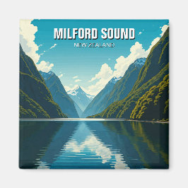 Milford Ljud Nya Zeeland Magnet
