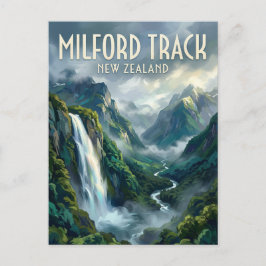 Milford Track Nya Zeeland Vykort