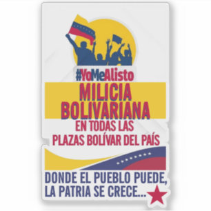 MILICIA BOLIVARIANA KLISTERMÄRKEN