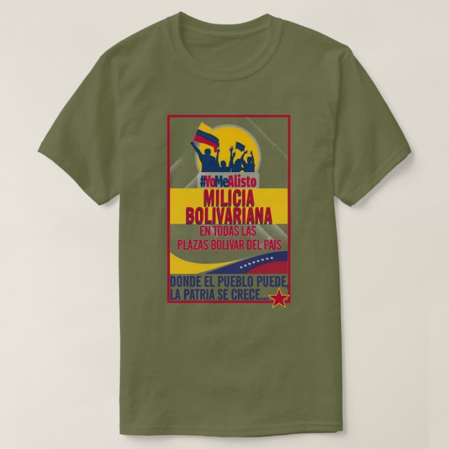 MILICIA BOLIVARIANA T SHIRT (Design framsida)