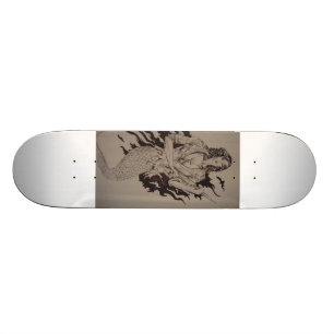 militairy sjöjungfru skateboard bräda 19,5 cm