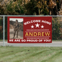 MilitaMilita Welcome Home Banner | Arméns nationel