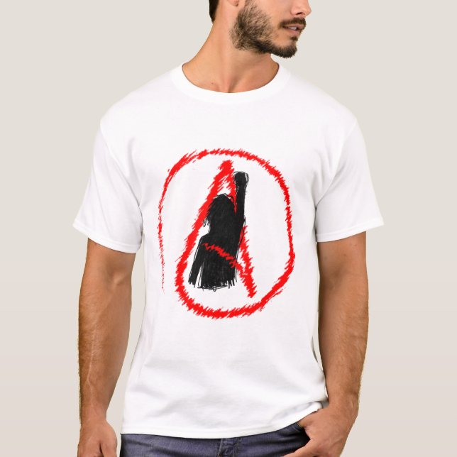 Militant ateist tee (Framsida)