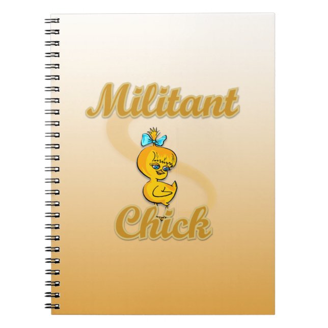 Militant Chick Anteckningsbok (Framsidan)