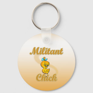 Militant Chick Nyckelring