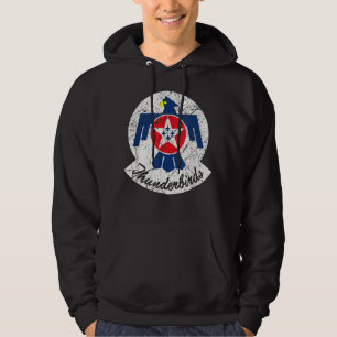 Militär ANVÄNDNING av Thunderbird Luft Squadron Vi Hoodie