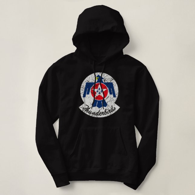 Militär ANVÄNDNING av Thunderbird Luft Squadron Vi T Shirt (Design framsida)