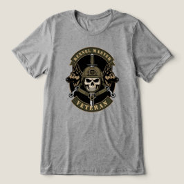 Militär arbetsdug veteran K9-emblem T Shirt