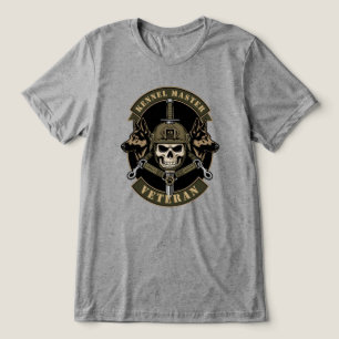 Militär arbetsdug veteran K9-emblem T Shirt