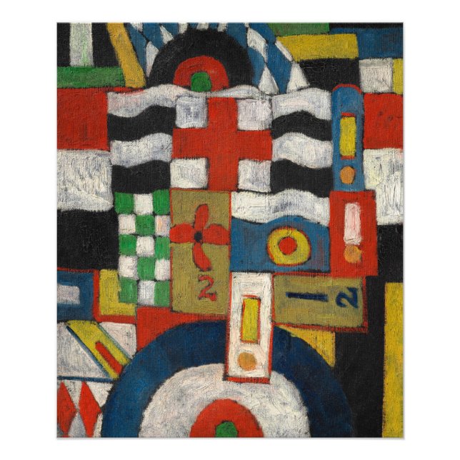 Militär av Marsden Hartley Fototryck (Framsidan)