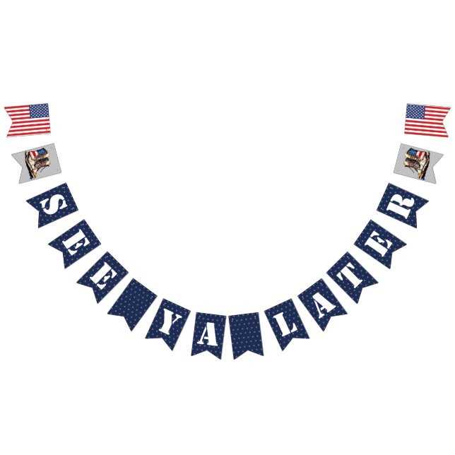 Militär avskedsbanner Jag ser dig senare I stövlar Vimplar (Alla)
