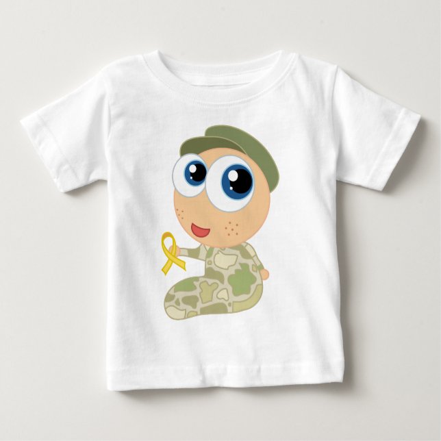 Militär babyT-tröja T-shirt (Framsida)