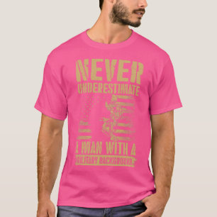 Militär bakgrund t shirt