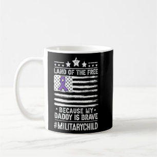 Militär barnmånad För barn pappa Proud Milit Kaffemugg