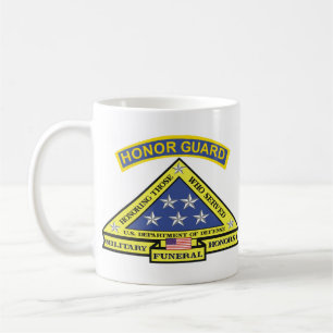 MILITÄR BEGRAVNINGS- HEDERVAKT KAFFEMUGG