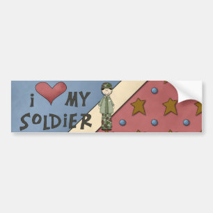 Militär bildekal för samlingsarmésoldat