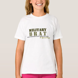 Militär Brat-Sakkunnig avel T Shirt