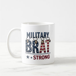 Militär Brat Strong Kaffemugg