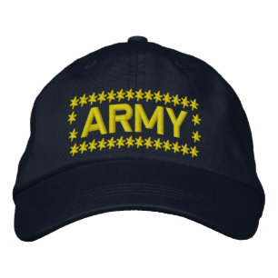 Militär Broderad Keps