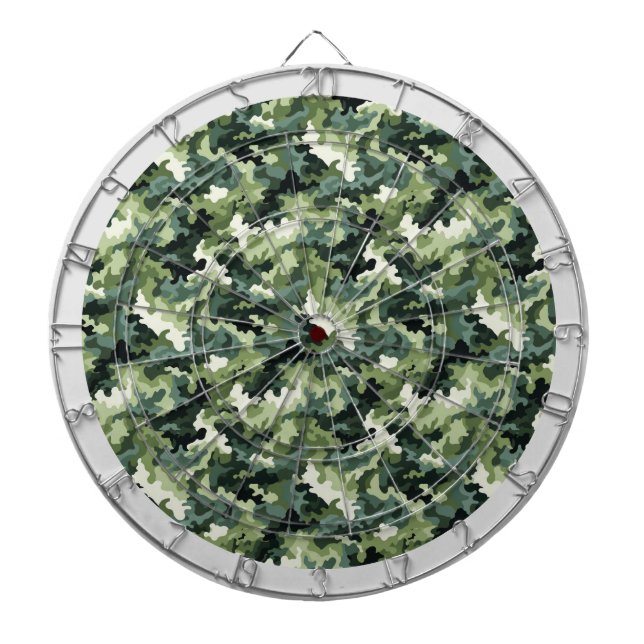 Militär Camo Dartboard Darttavla (Framsidan)